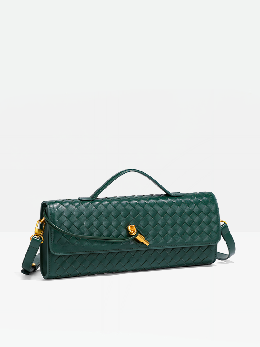 Milana Vegan Leather Clutch Bag-Side