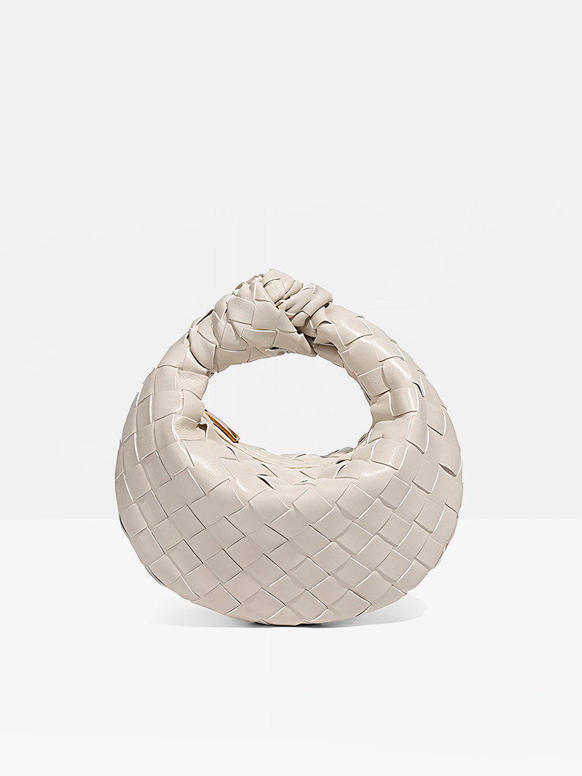 Halo Knotted Hobo Bag-Ivory