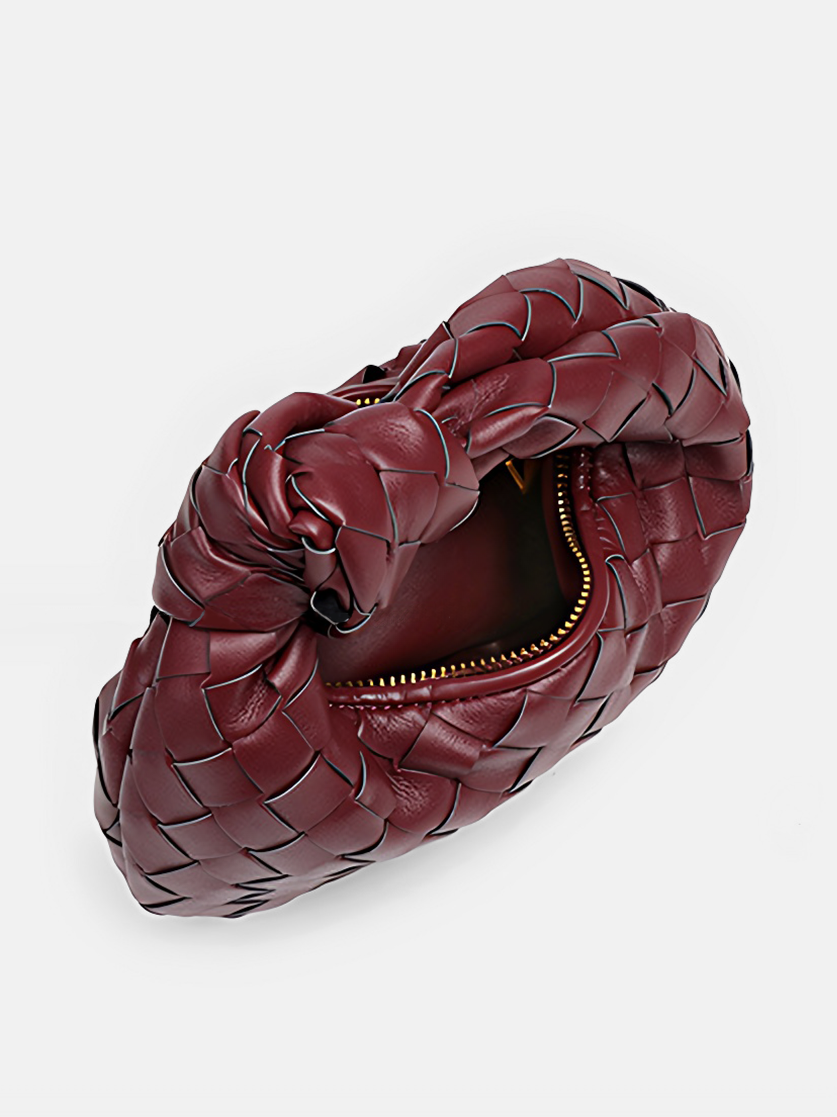 Halo Knotted Hobo Bag-Open