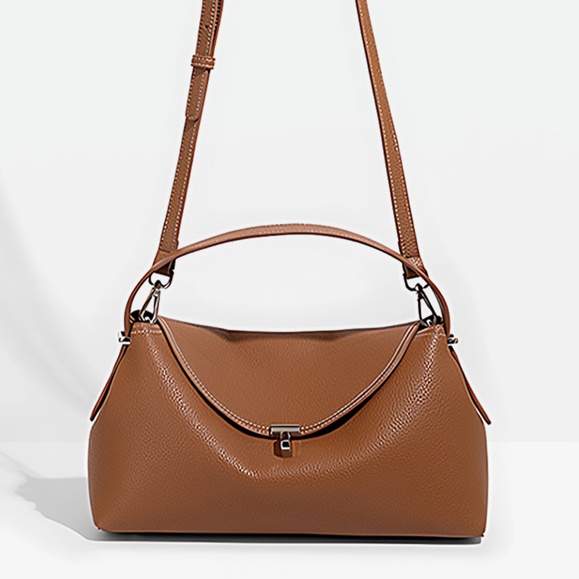 Miro Vegan Leather Shoulder Bag-Hanging