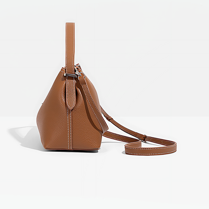Miro Vegan Leather Shoulder Bag-Side view