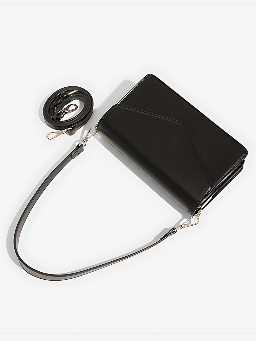 Vale Leather Shoulder Bag-Back