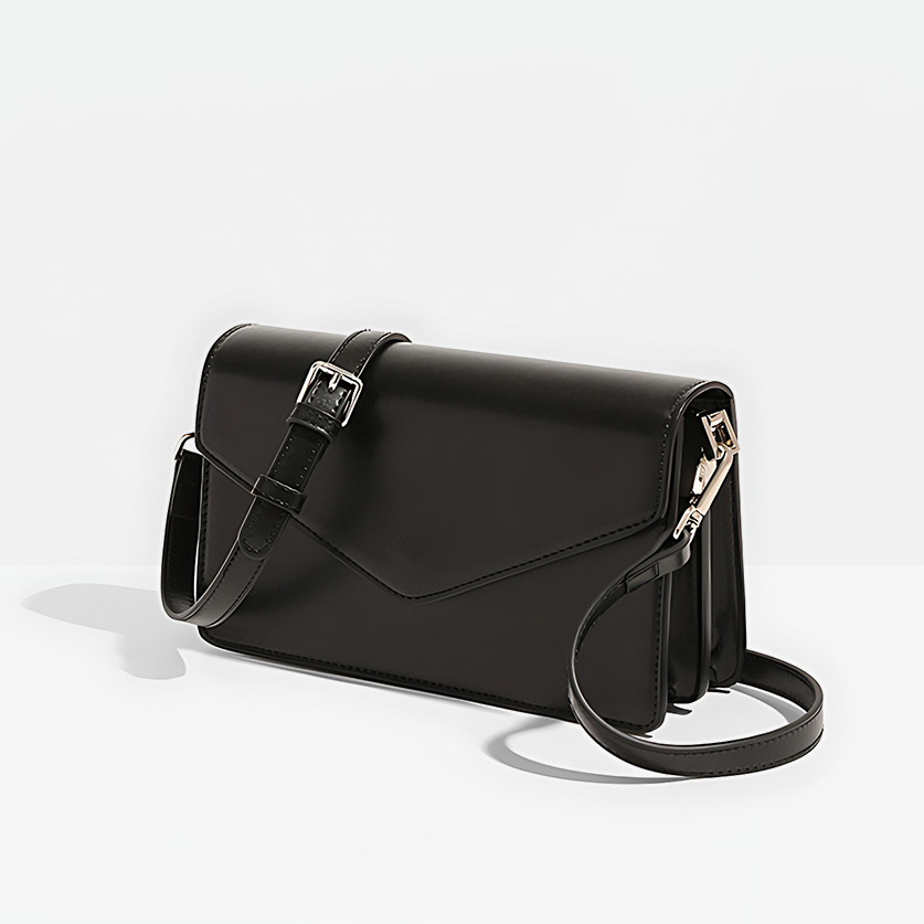 Vale Leather Shoulder Bag-Side
