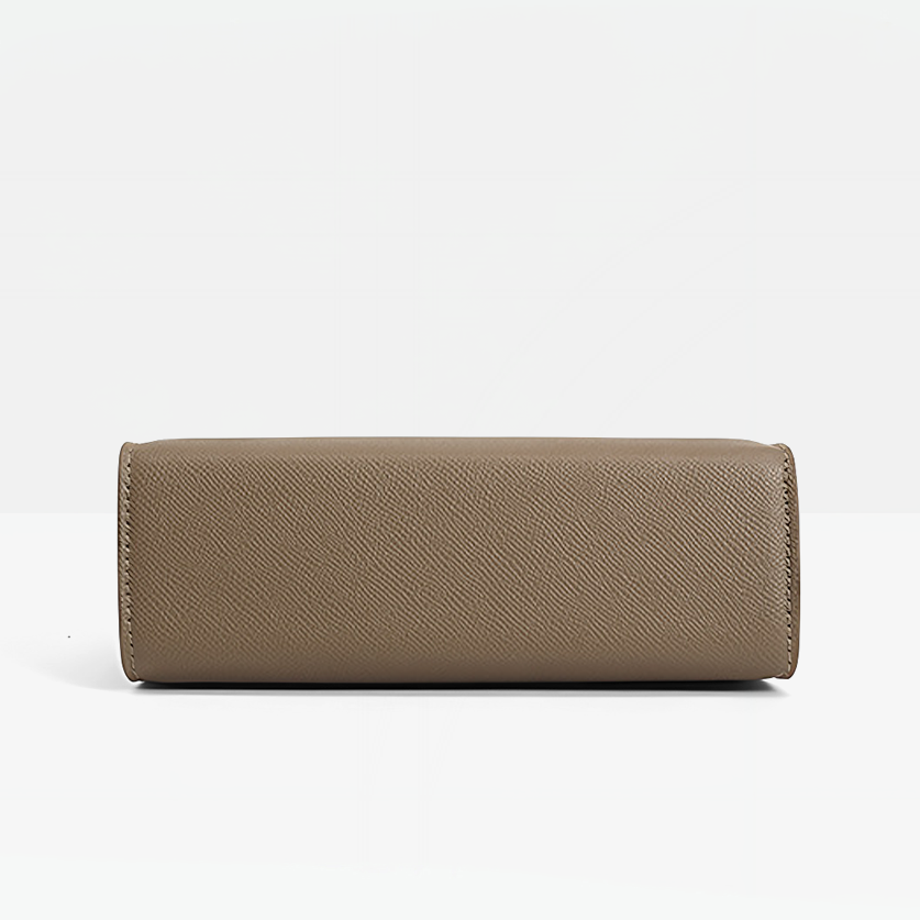 Selene Vegan Leather Satchel Bag-Bottom