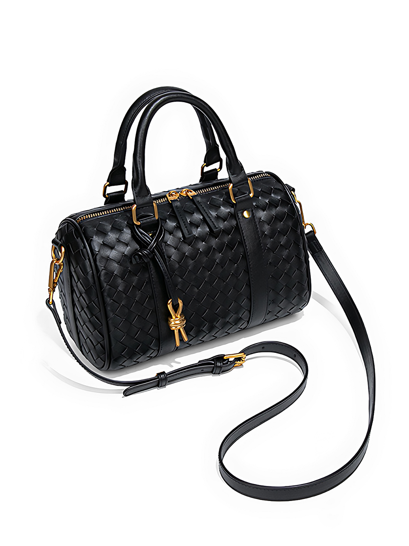 Verona Woven Barrel Bag-Handle