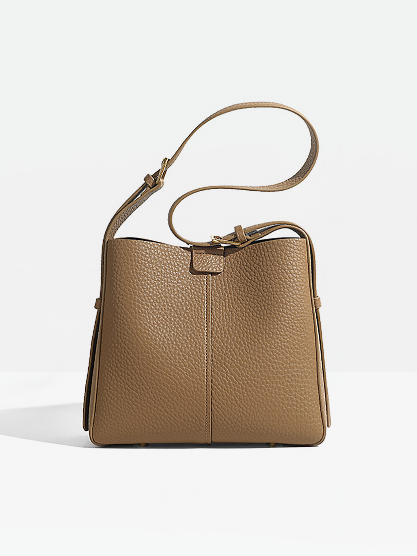 Rowan Crossbody Tote Bag-Khaki