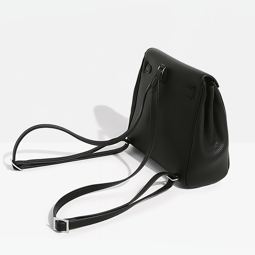 Arden Vegan Leather Backpack-side