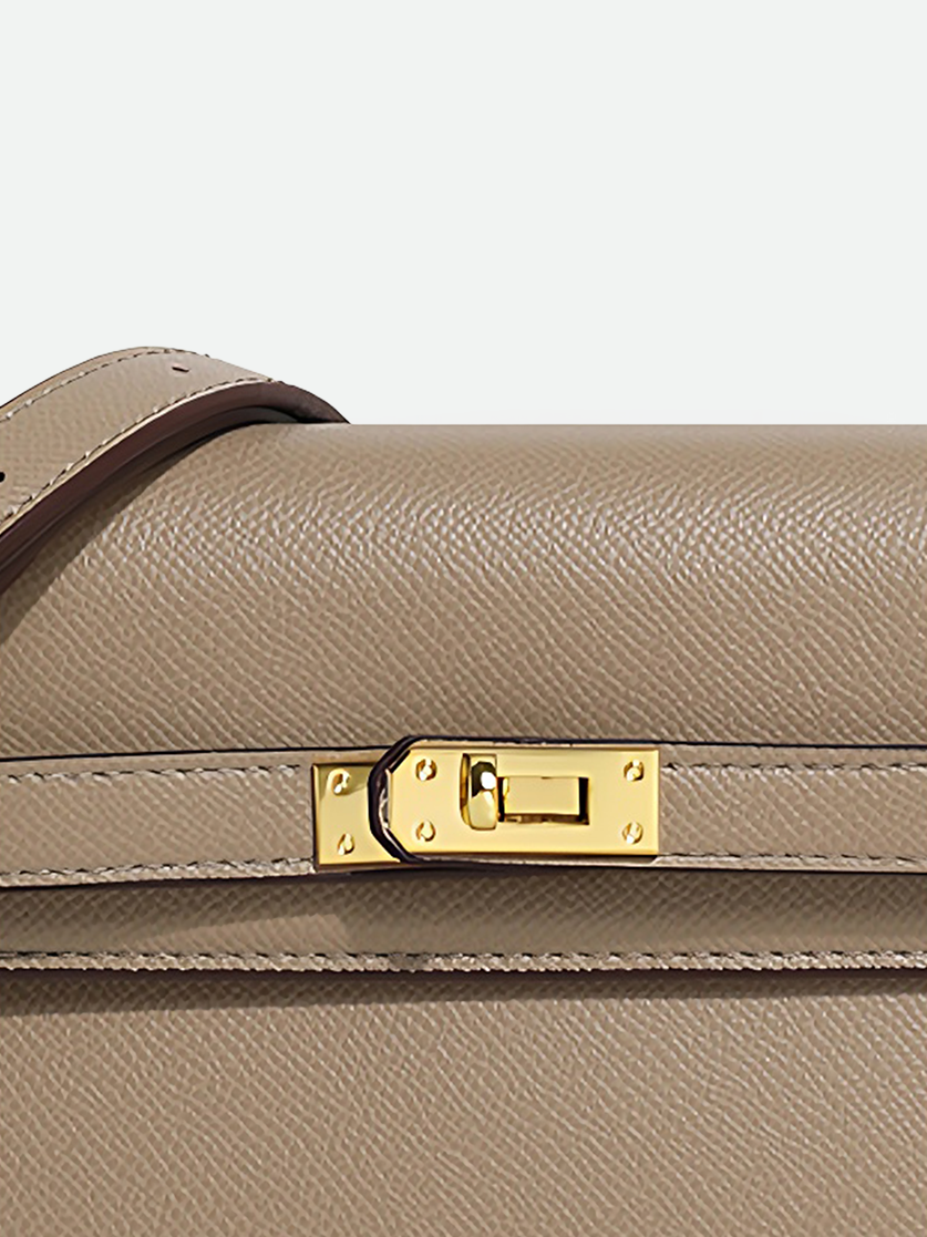 Aven Vegan Leather Shoulder Bag-Details-1