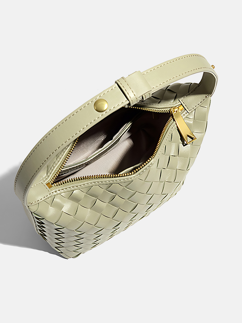 Siena Woven Hobo Bag-open View