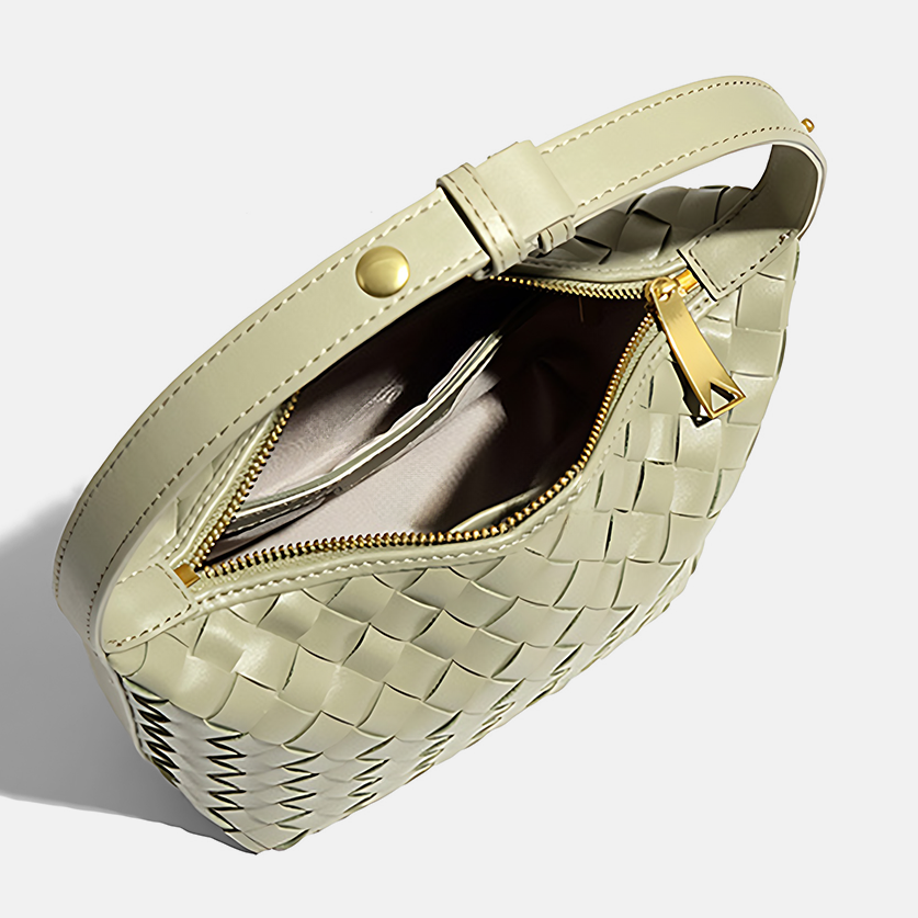 Siena Woven Hobo Bag-open View