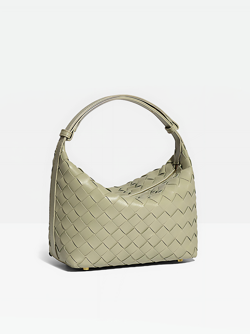 Siena Woven Hobo Bag-Back view