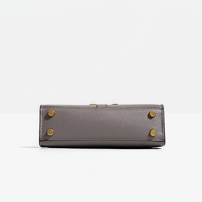 Axel Box Satchel Bag-Bottom