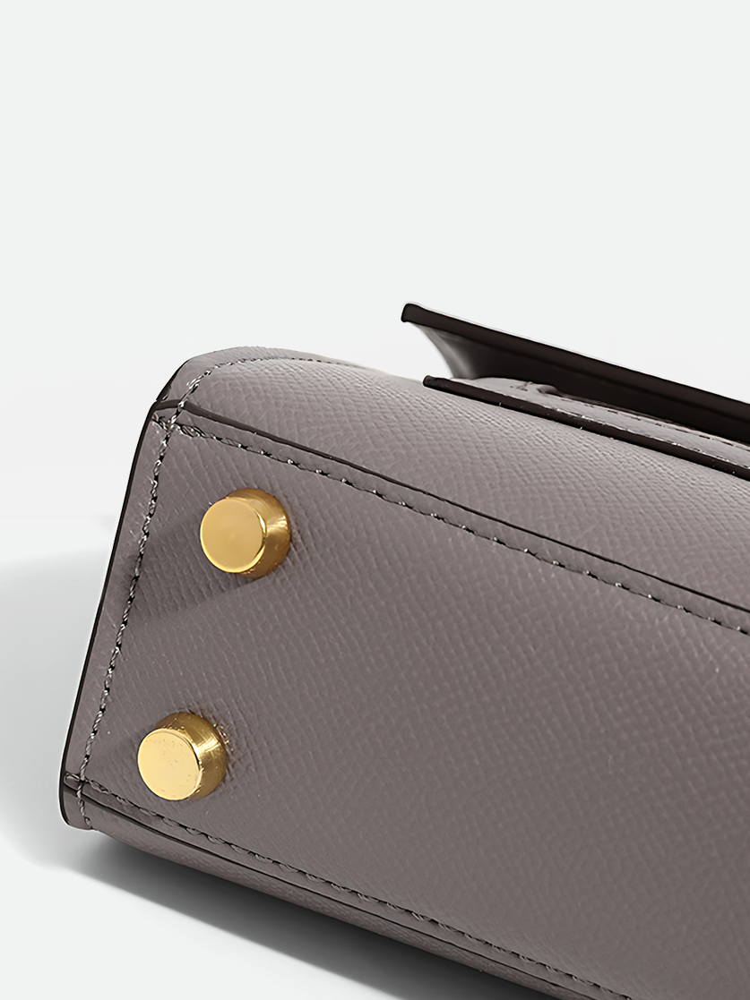 Axel Box Satchel Bag-Bottom Details