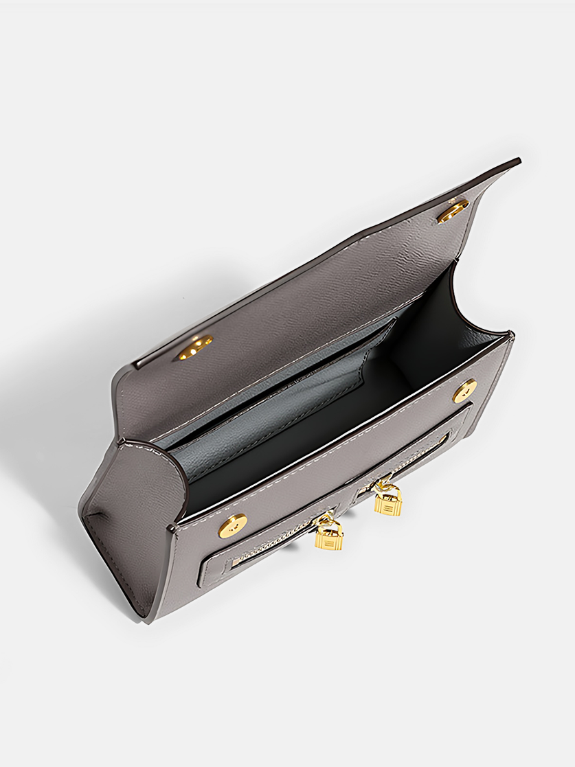 Axel Box Satchel Bag-Open