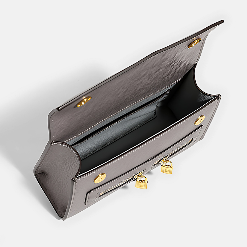 Axel Box Satchel Bag-Open