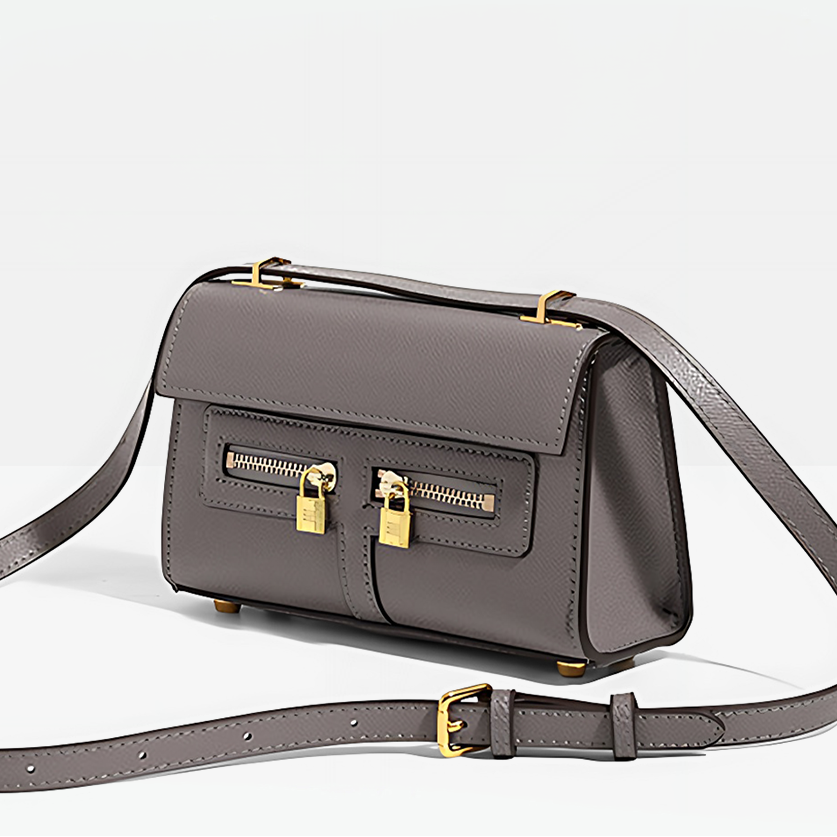 Axel Box Satchel Bag-front view