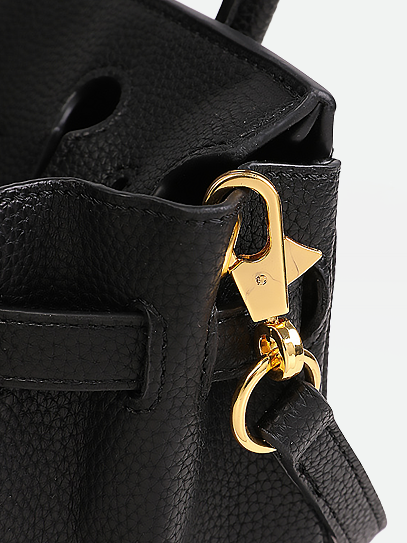 Léa 20 Top Handle Satchel Bag-Buckle