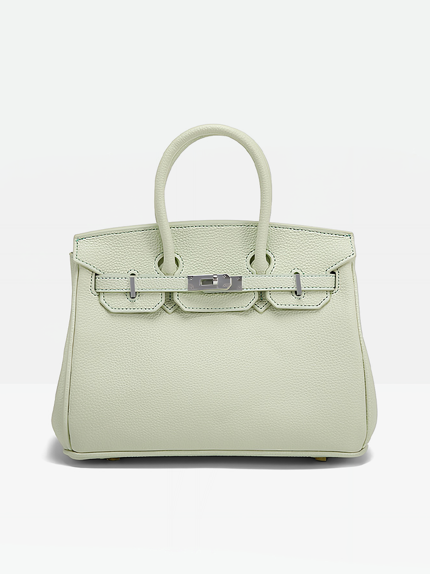 Lime- Roux 30 Vegan Leather Satchel Bag