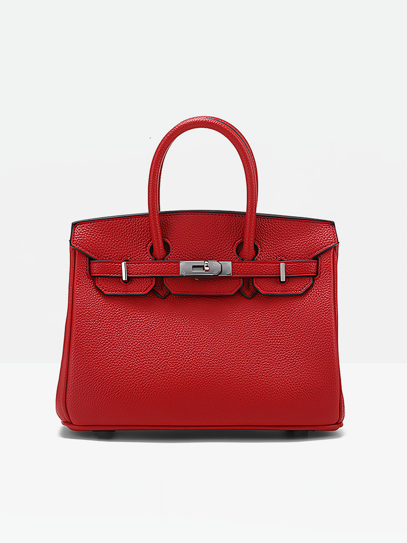 Red-Roux 30 Vegan Leather Satchel Bag