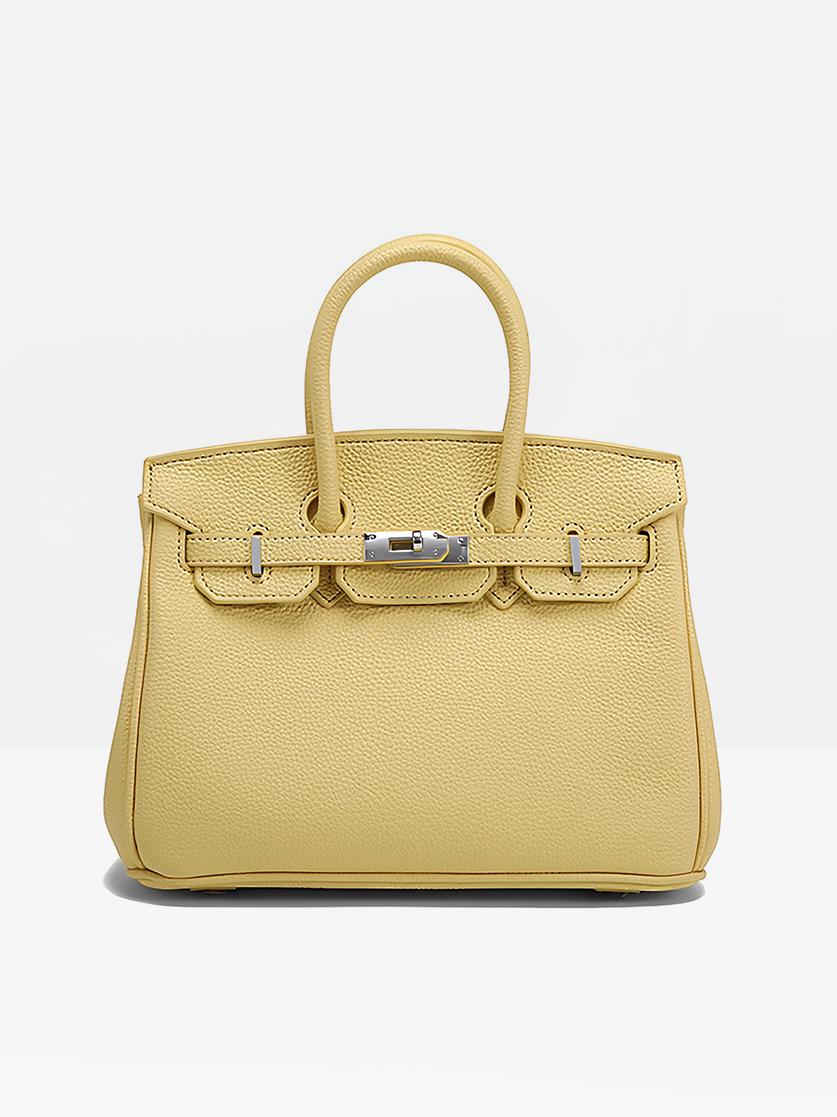Yellow- Roux 30 Vegan Leather Satchel Bag