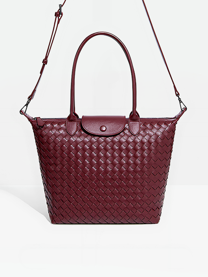 Emerson Woven Tote Bag-Hanging-2