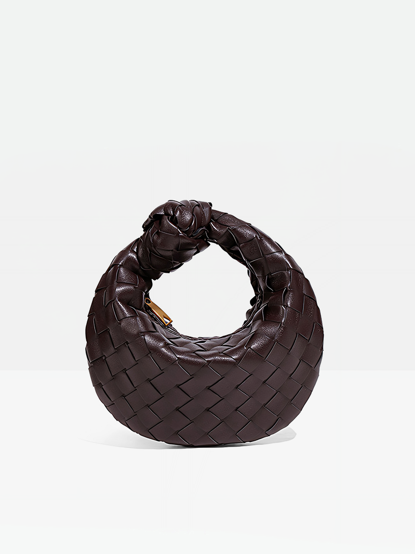 Halo Knotted Hobo Bag-Plum