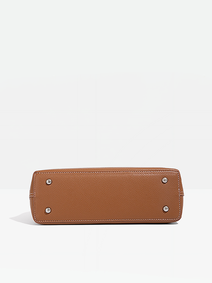 Miro Vegan Leather Shoulder Bag-Bottom