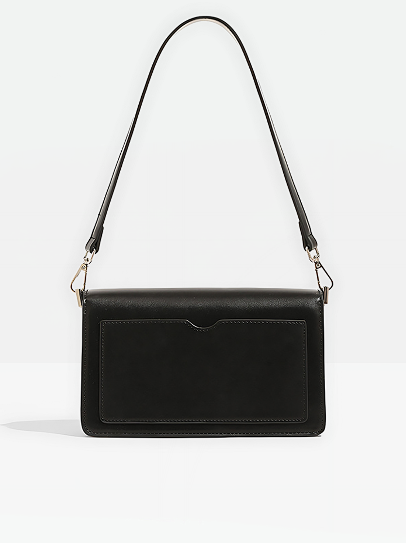 Vale Leather Shoulder Bag-Back2