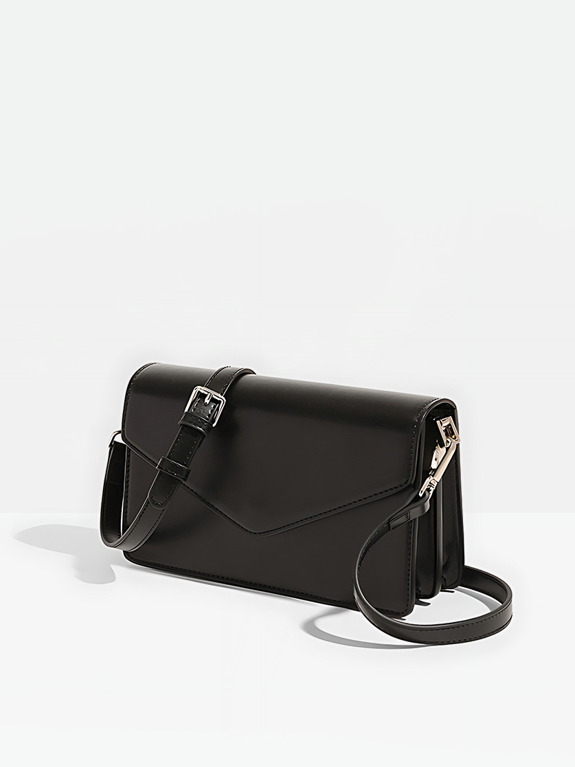 Vale Leather Shoulder Bag-Side
