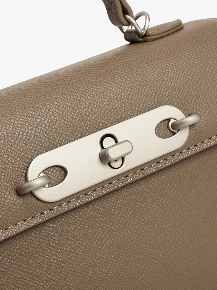 Selene Vegan Leather Satchel Bag-Details 