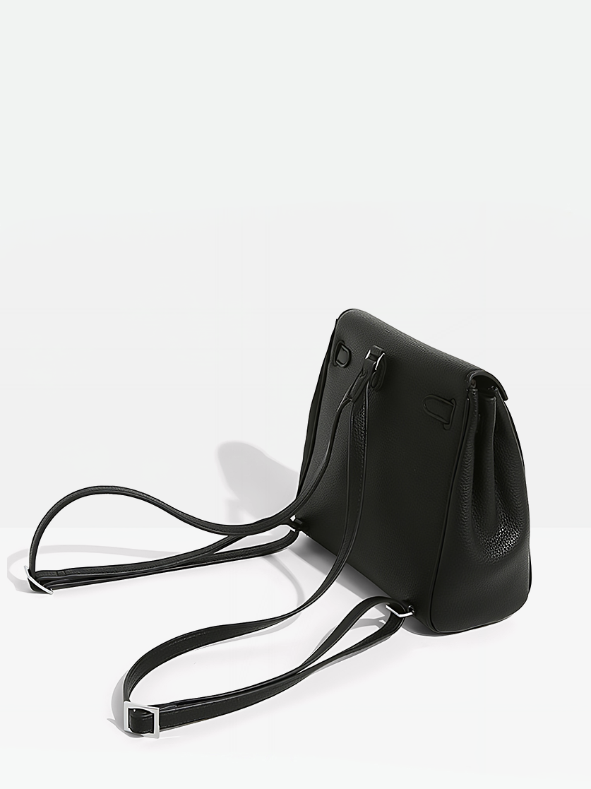 Arden Vegan Leather Backpack-side