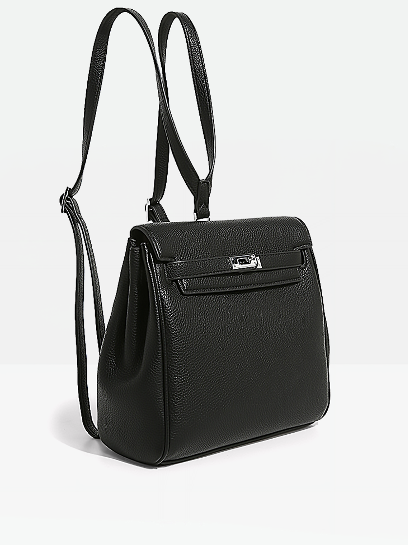 Arden Vegan Leather Backpack-side view