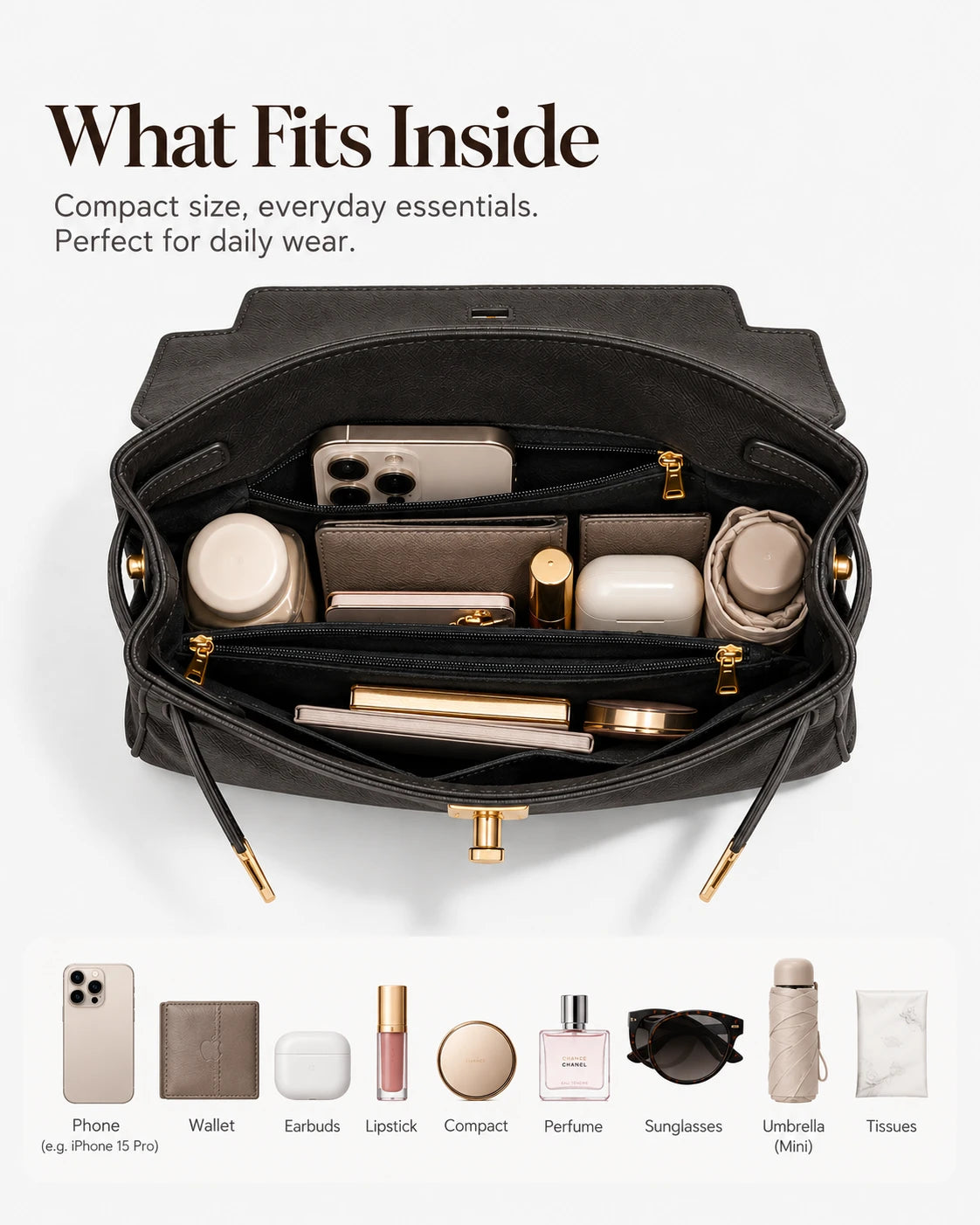 Elise Satchel Bag