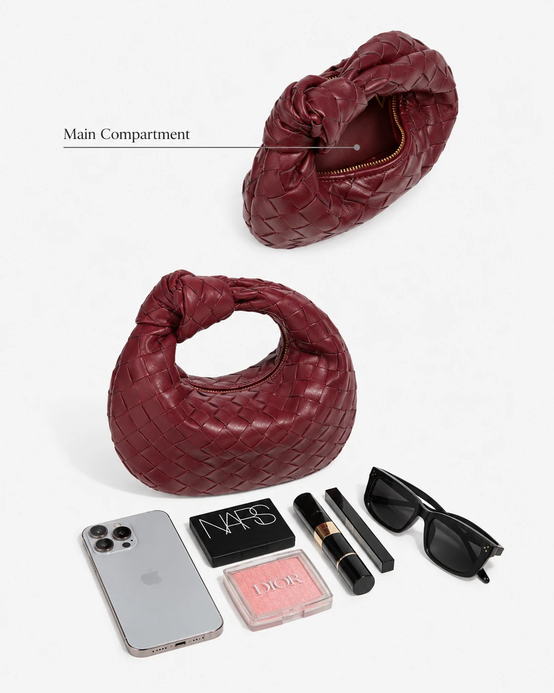 Halo Knotted Hobo Bag