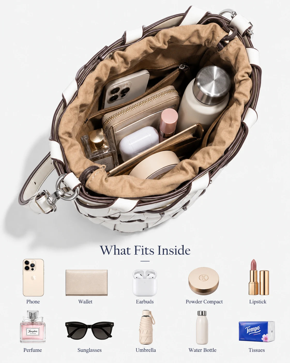 Mira Woven Bucket