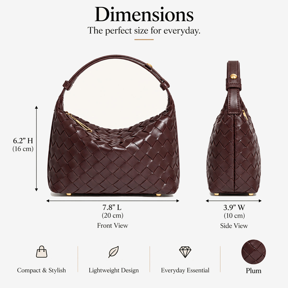 Siena Woven Hobo Bag