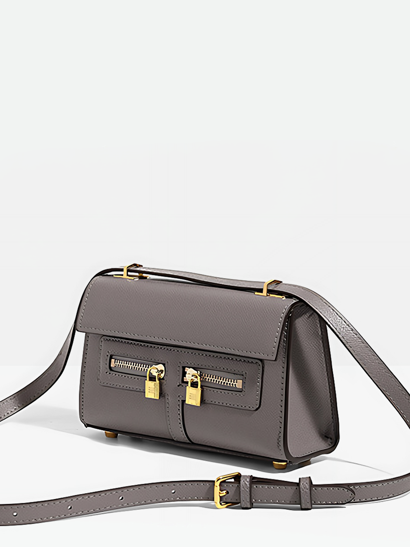 Axel Box Satchel Bag-front view