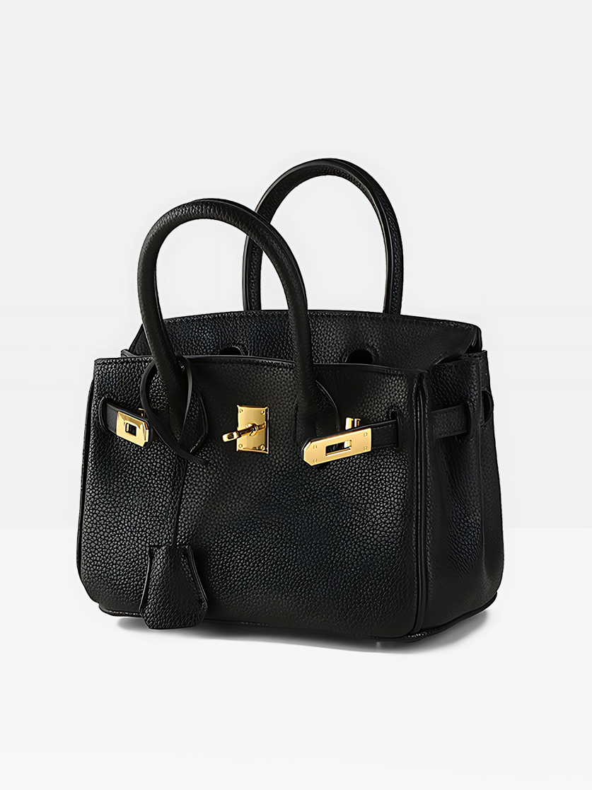 Léa 20 Top Handle Satchel Bag-open view