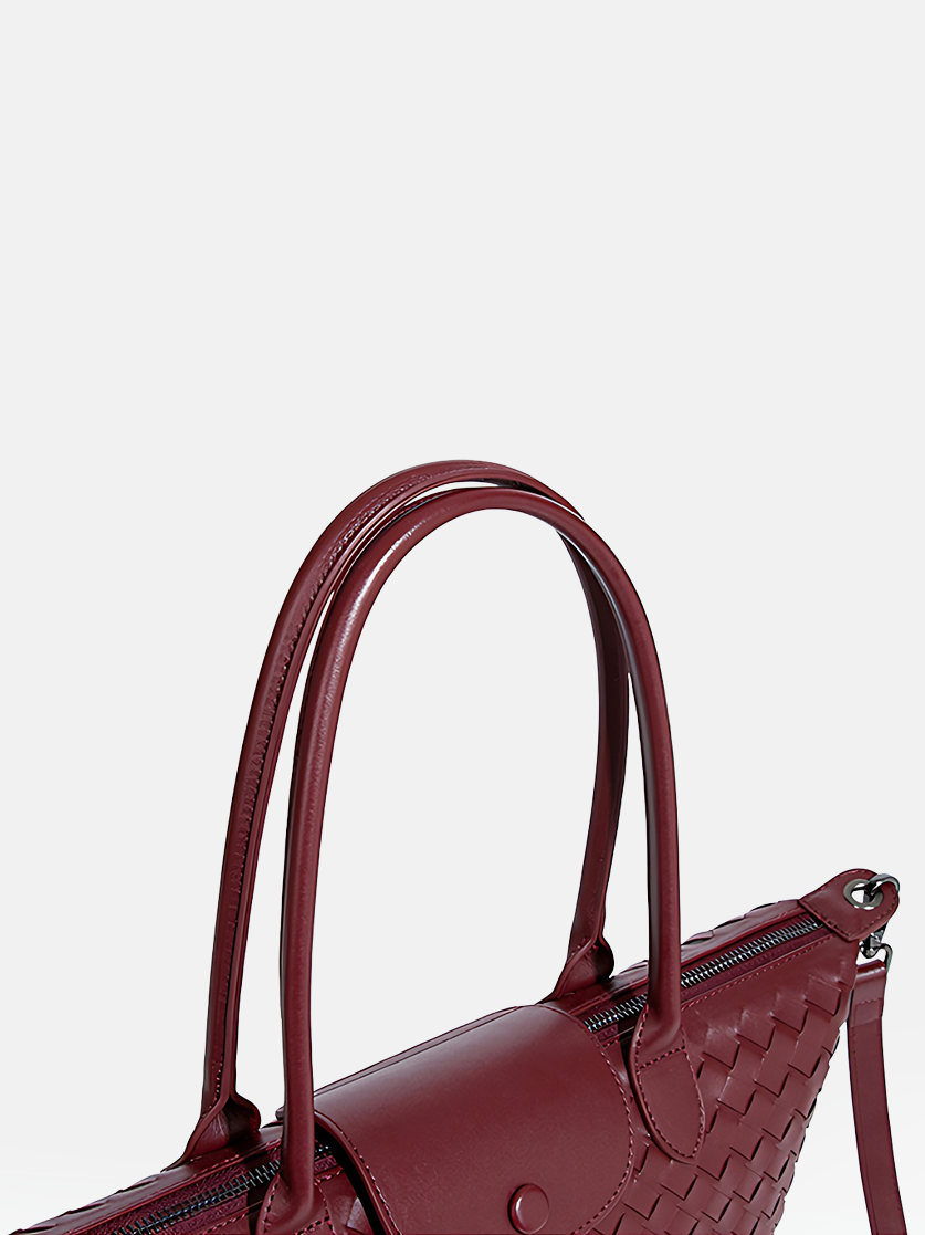 Emerson Woven Tote Bag-Hanging